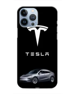 Чохол для iPhone 13 Pro з картинкою «Tesla Model Y» Чохол для iPhone 13 Pro з картинкою «Tesla Model Y»