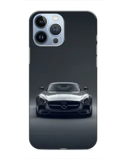 Чохол для iPhone 13 Pro з картинкою «Mercedes на чорному»
