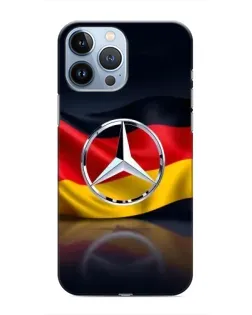 Чохол для iPhone 13 Pro з картинкою «Mercedes — прапор Німеччини»