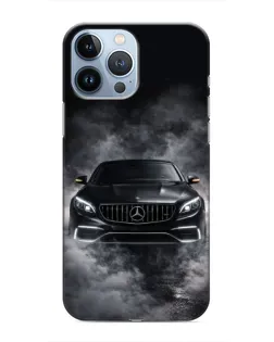 Чохол для iPhone 13 Pro з картинкою «Mercedes у диму»