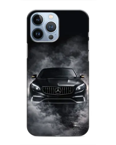 Чохол для iPhone 13 Pro з картинкою «Mercedes у диму» Чохол для iPhone 13 Pro з картинкою «Mercedes у диму»