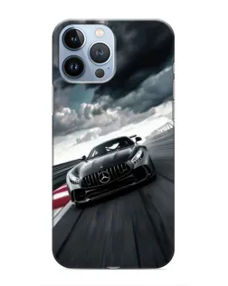 Чохол для iPhone 13 Pro з картинкою «Гоночний Mercedes AMG»