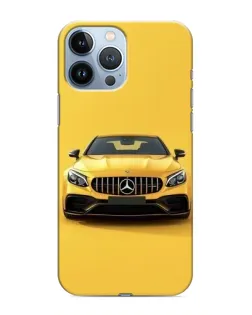 Чохол для iPhone 13 Pro з картинкою «Жовтий Mercedes GT»