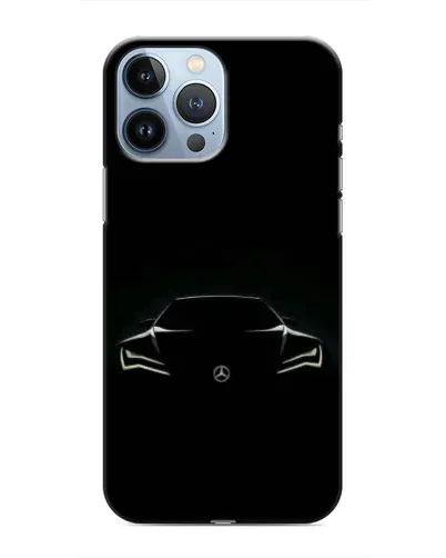 Чехол для iPhone 13 Pro с картинкой «Mercedes — силуэт авто» Чехол для iPhone 13 Pro с картинкой «Mercedes — силуэт авто»