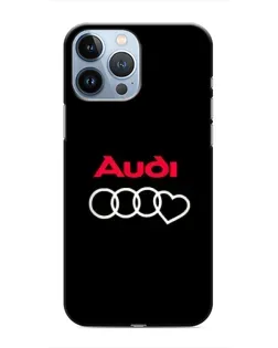 Чохол для iPhone 13 Pro з картинкою «Логотип Audi Heart» Чохол для iPhone 13 Pro з картинкою «Логотип Audi Heart»