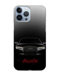 Чохол для iPhone 13 Pro з картинкою «Audi — градієнтний контур»