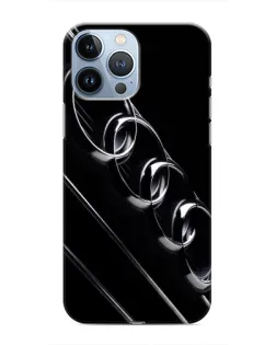Чохол для iPhone 13 Pro з картинкою «Audi — абстрактні кільця»