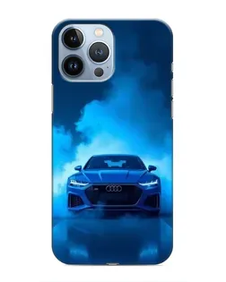 Чохол для iPhone 13 Pro з картинкою «Audi — блакитна енергія»