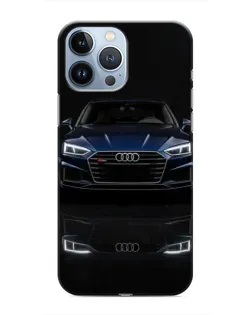 Чохол для iPhone 13 Pro з картинкою «Audi — нічне відображення»