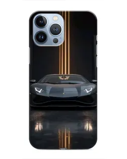 Чохол для iPhone 13 Pro з картинкою «Lamborghini золоті лінії» Чохол для iPhone 13 Pro з картинкою «Lamborghini золоті лінії»