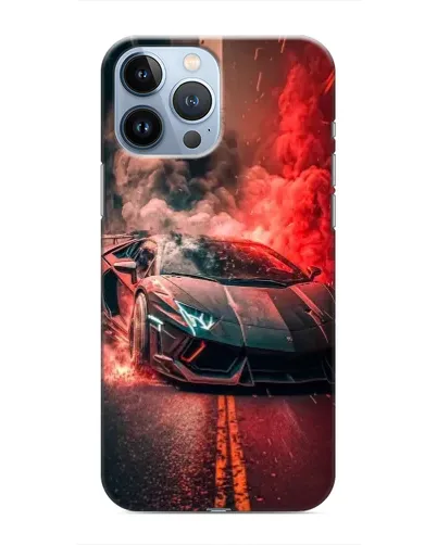 Чохол для iPhone 13 Pro з картинкою «Lamborghini червоний дим» Чохол для iPhone 13 Pro з картинкою «Lamborghini червоний дим»