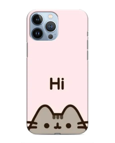Чохол для iPhone 13 Pro з картинкою «Пушин каже Hi» Чохол для iPhone 13 Pro з картинкою «Пушин каже Hi»