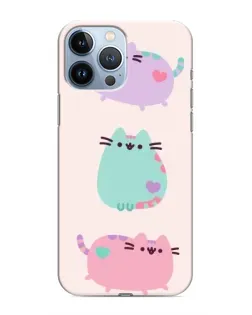 Чохол для iPhone 13 Pro з картинкою «Pusheen тріо» Чохол для iPhone 13 Pro з картинкою «Pusheen тріо»