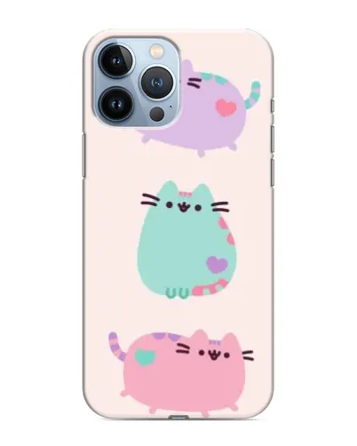 Чохол для iPhone 13 Pro з картинкою «Pusheen тріо» Чохол для iPhone 13 Pro з картинкою «Pusheen тріо»