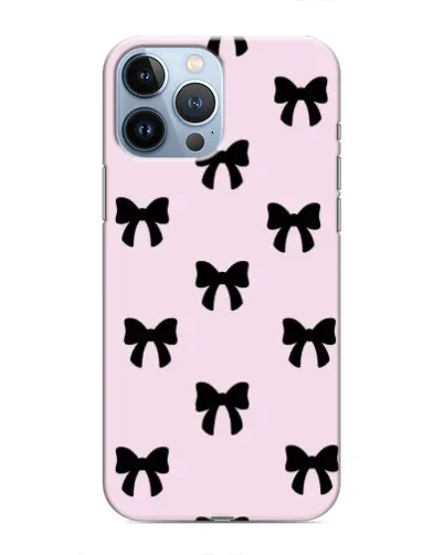 Чохол для iPhone 13 Pro з картинкою «Чорні банти Coquette» Чохол для iPhone 13 Pro з картинкою «Чорні банти Coquette»