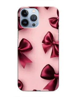 Чохол для iPhone 13 Pro з картинкою «Бордовий атлас»