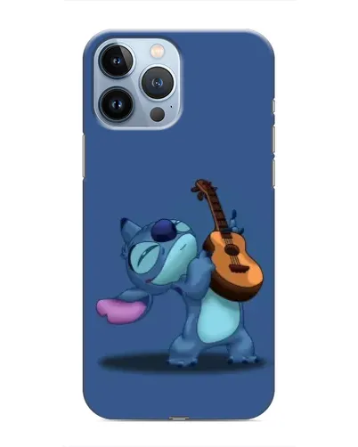 Чехол для iPhone 13 Pro с картинкой «Стич с укулеле»