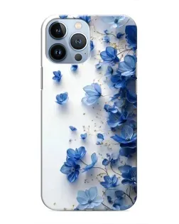 Чохол для iPhone 13 Pro з картинкою «Блакитний квітковий каскад» Чохол для iPhone 13 Pro з картинкою «Блакитний квітковий каскад»