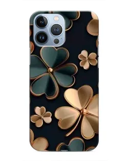Чохол для iPhone 13 Pro з картинкою «Конюшина в золоті» Чохол для iPhone 13 Pro з картинкою «Конюшина в золоті»