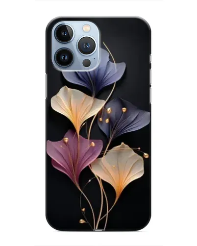 Чохол для iPhone 13 Pro з картинкою «Лілові квіти грації» Чохол для iPhone 13 Pro з картинкою «Лілові квіти грації»