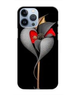 Чохол для iPhone 13 Pro з картинкою «Срібна фантазійна квітка» Чохол для iPhone 13 Pro з картинкою «Срібна фантазійна квітка»