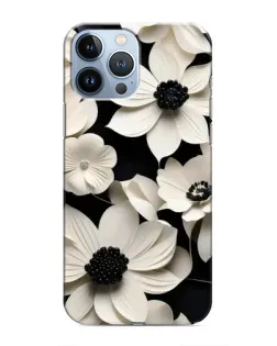Чохол для iPhone 13 Pro з картинкою «Об'ємні білі квіти» Чохол для iPhone 13 Pro з картинкою «Об'ємні білі квіти»