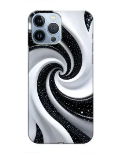 Чохол для iPhone 13 Pro з картинкою «Чорно-біла спіраль» Чохол для iPhone 13 Pro з картинкою «Чорно-біла спіраль»