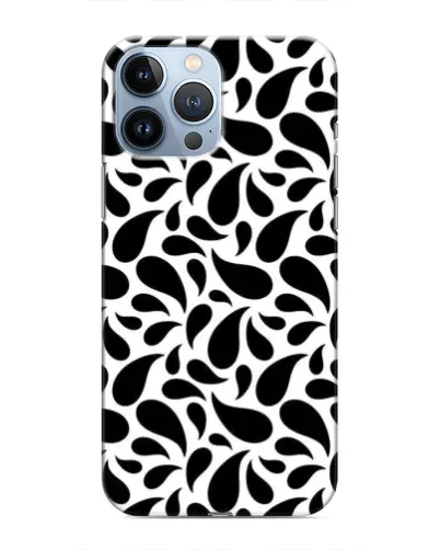 Чохол для iPhone 13 Pro з картинкою «Контрастні чорні краплі» Чохол для iPhone 13 Pro з картинкою «Контрастні чорні краплі»