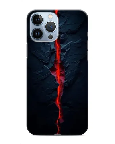 Чохол для iPhone 13 Pro з картинкою «Червона лавова тріщина» Чохол для iPhone 13 Pro з картинкою «Червона лавова тріщина»