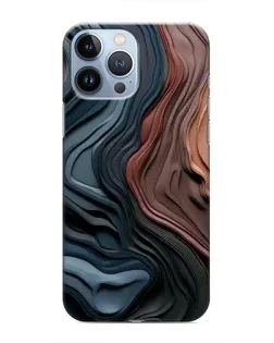 Чохол для iPhone 13 Pro з картинкою «Кольорові хвилі каньйону»