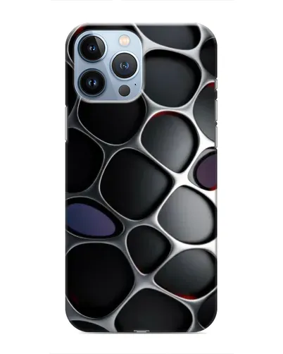 Чохол для iPhone 13 Pro з картинкою «Об'ємна темна решітка» Чохол для iPhone 13 Pro з картинкою «Об'ємна темна решітка»