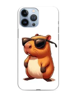 Чехол для iPhone 13 Pro с картинкой «Капибара в очках» Чехол для iPhone 13 Pro с картинкой «Капибара в очках»