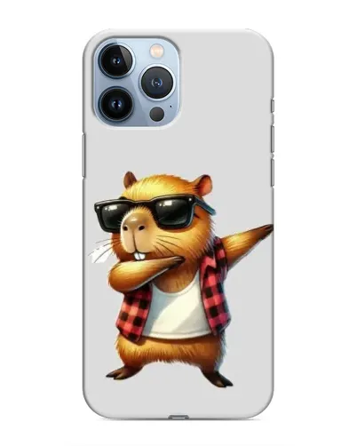 Чехол для iPhone 13 Pro с картинкой «Капибара рэпер даб» Чехол для iPhone 13 Pro с картинкой «Капибара рэпер даб»