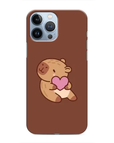 Чехол для iPhone 13 Pro с картинкой «Капибара с сердцем» Чехол для iPhone 13 Pro с картинкой «Капибара с сердцем»