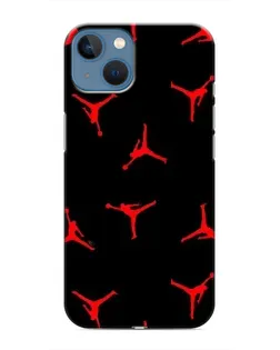 Чехол для iPhone 13 с картинкой «Jordan Red Pattern»