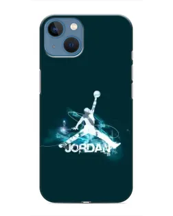 Чехол для iPhone 13 с картинкой «Jordan Blue Fire»