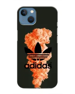 Чехол для iPhone 13 с картинкой «Оранжевый дым Adidas»
