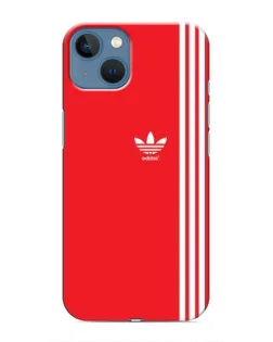 Чехол для iPhone 13 с картинкой «Красный минимализм Adidas»