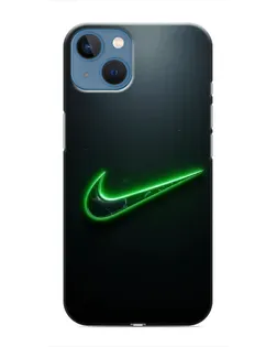 Чехол для iPhone 13 с картинкой «Неоновый контур Nike» Чехол для iPhone 13 с картинкой «Неоновый контур Nike»