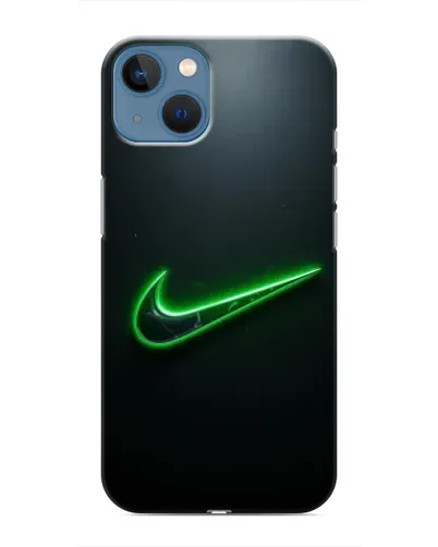 Чехол для iPhone 13 с картинкой «Неоновый контур Nike» Чехол для iPhone 13 с картинкой «Неоновый контур Nike»