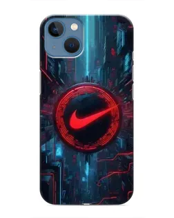 Чехол для iPhone 13 с картинкой «Техногенный стиль Nike» Чехол для iPhone 13 с картинкой «Техногенный стиль Nike»