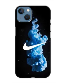 Чехол для iPhone 13 с картинкой «Nike и синий дым» Чехол для iPhone 13 с картинкой «Nike и синий дым»