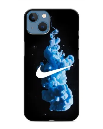 Чехол для iPhone 13 с картинкой «Nike и синий дым» Чехол для iPhone 13 с картинкой «Nike и синий дым»