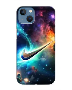 Чехол для iPhone 13 с картинкой «Космический Nike Swoosh» Чехол для iPhone 13 с картинкой «Космический Nike Swoosh»