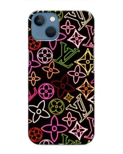 Чехол для iPhone 13 с картинкой «Неоновый микс Nike»