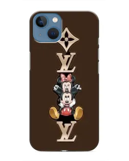 Чехол для iPhone 13 с картинкой «LV и Микки Маус»
