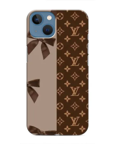 Чохол для iPhone 13 з картинкою «Louis Vuitton — банти»