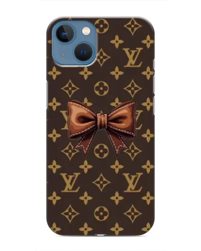 Чохол для iPhone 13 з картинкою «LV з бантом»