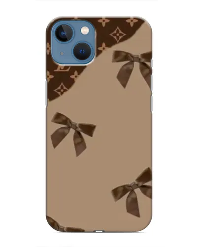 Чохол для iPhone 13 з картинкою «LV — кавовий атлас»