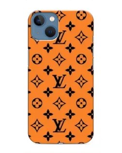 Чехол для iPhone 13 с картинкой «Оранжевый стиль LV»